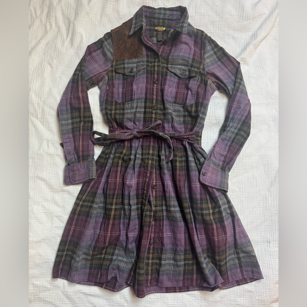 RUGBY Ralph Lauren Plaid Dress Size 4
